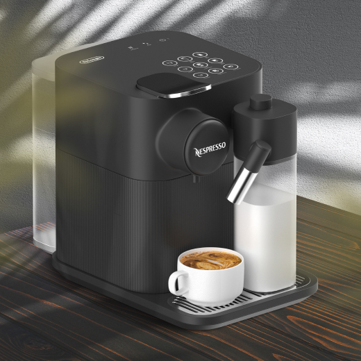 3d coffee machine made a cup of coffee
